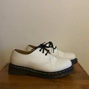 DR MARTENS white 1461 oxfords